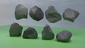 Rock Pack 3D model