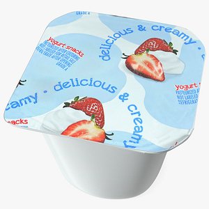 Strawberry Yogurt Gerber 3D model