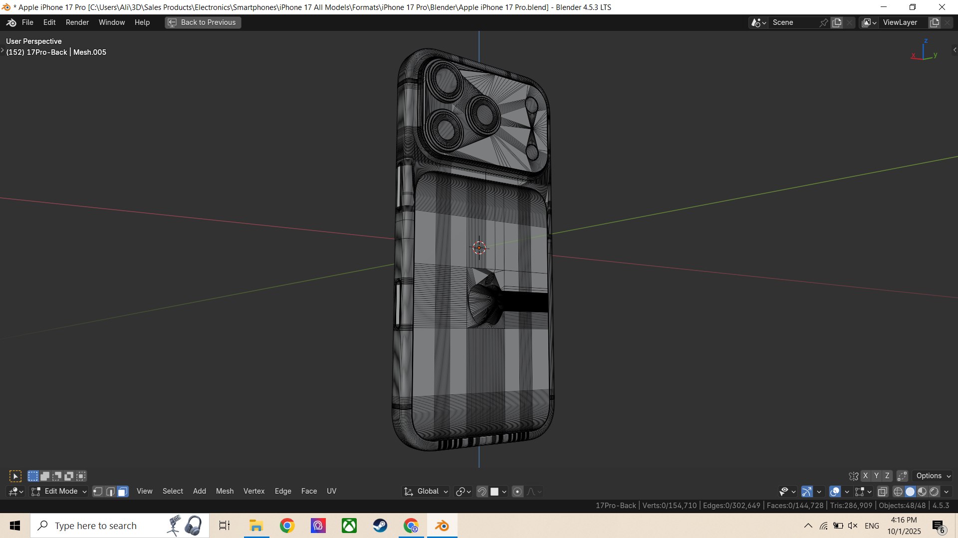 3D Apple IPhone 17 Pro Max In Official Colors And Design - TurboSquid ...