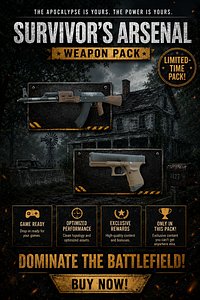 Survivor s Arsenal BattleWorn Weapon Pack 3D model