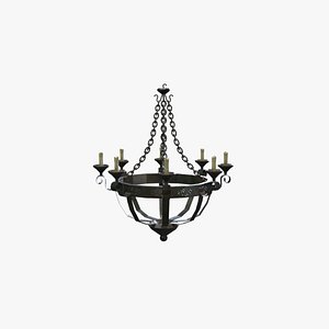 3D Chandelier 03 model