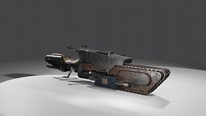 3D bike StarWars Treadspeeder 125-Z model