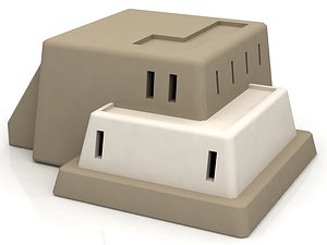 3D mos eisley architecture sci-fi building model