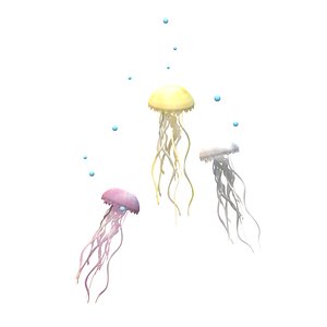 Jellyfish scene model