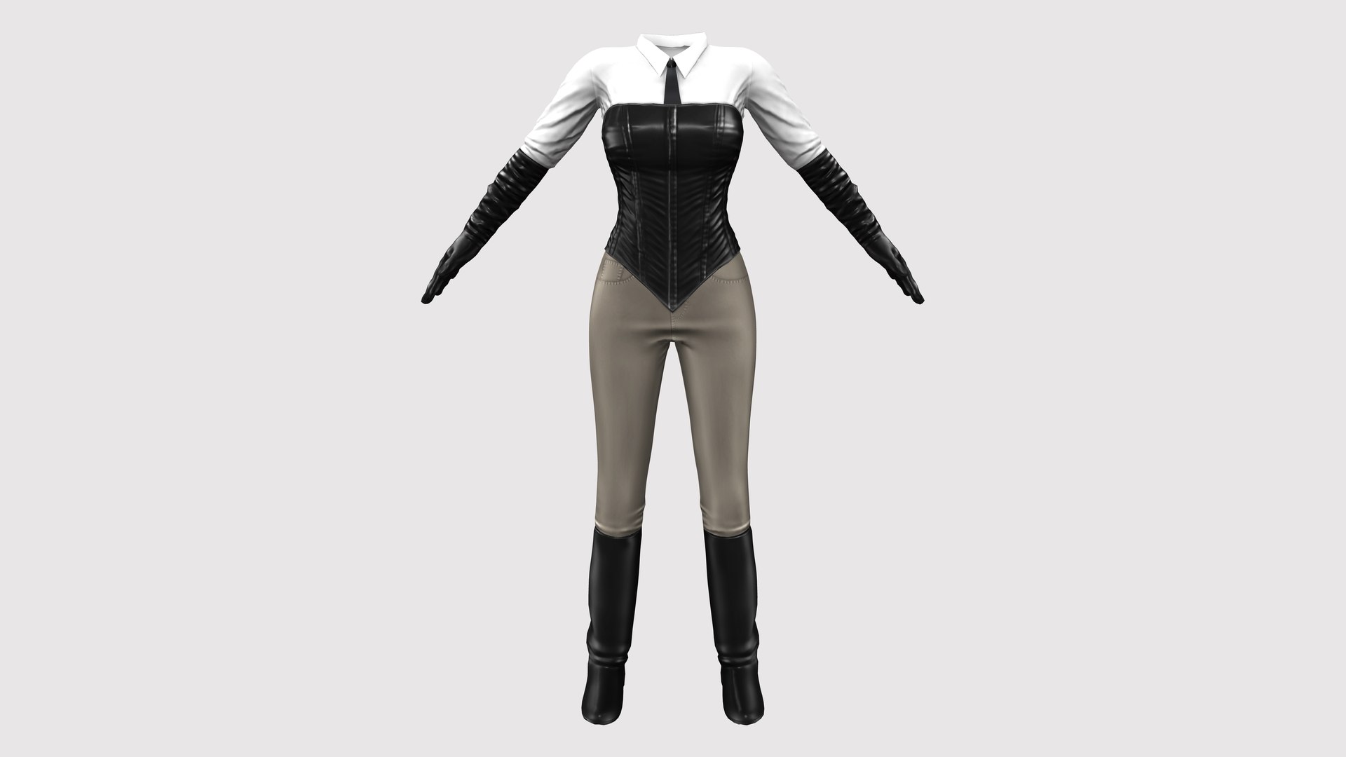 Rider Outfit 3D Model - TurboSquid 1931667