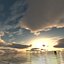 Ciel 3d coucher de soleil 015