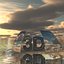 Ciel 3d coucher de soleil 015