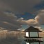 Ciel 3d coucher de soleil 015