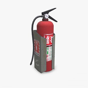 Fire Extinguisher Low-poly PBR 3D