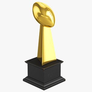 3D Football Trophy model