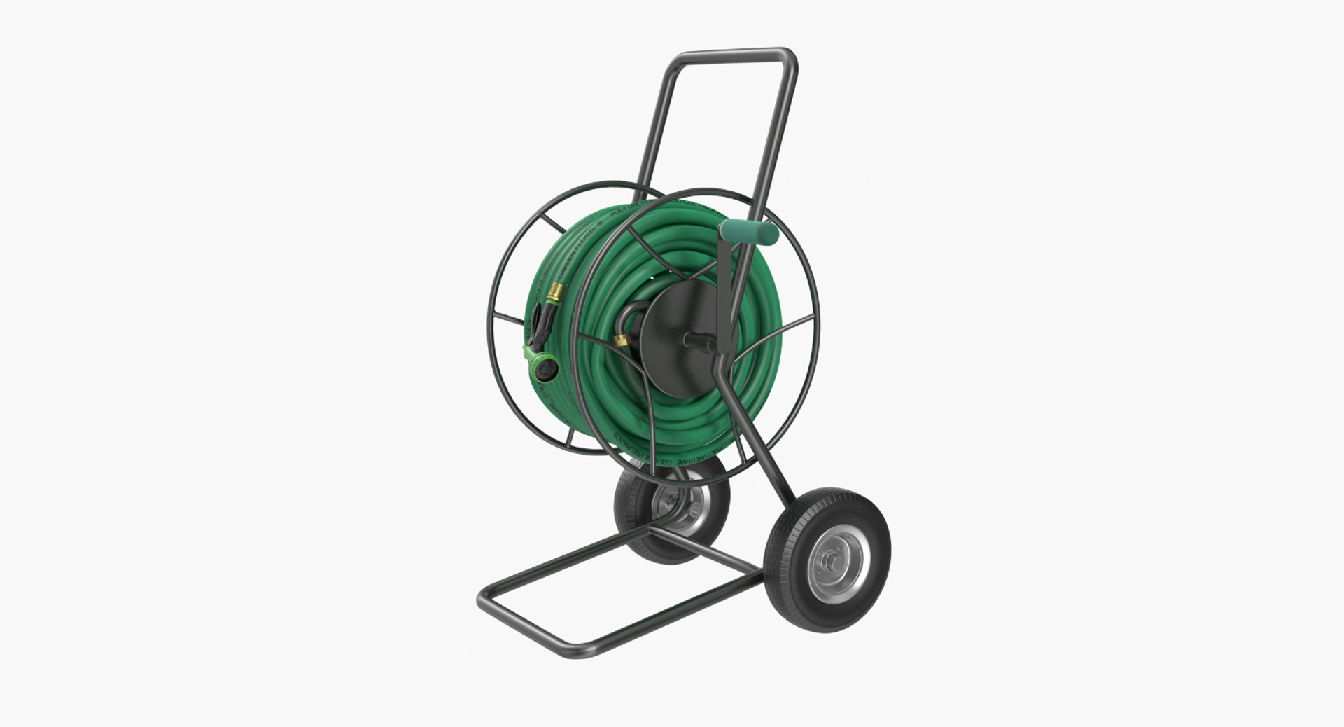 Garden Reel Cart Trolley 3D Model - TurboSquid 1279924