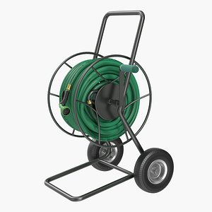Garden Reel Cart Trolley with Hose