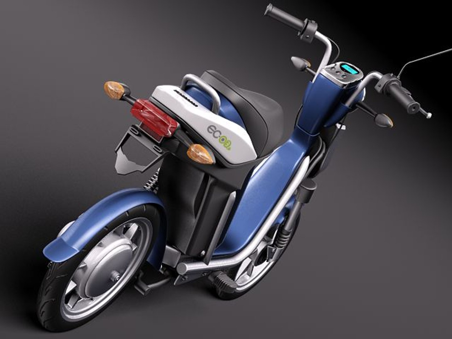 3d Model Yamaha Ec-03 Electric Scooter