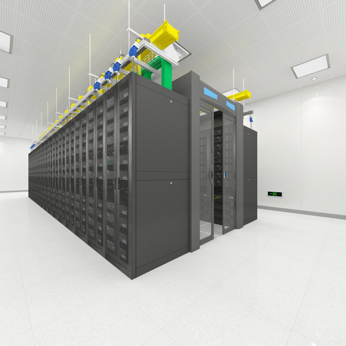 3D server room monitoring model - TurboSquid 1673264