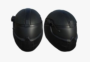 3D helmet sci fi