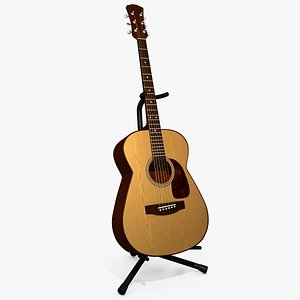 3d model acoustic guitar stand