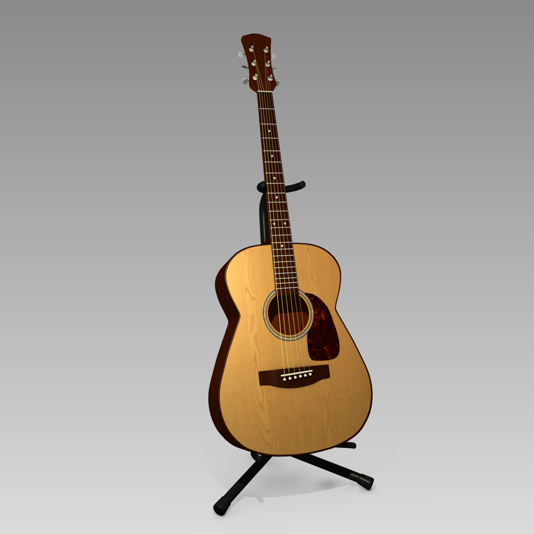 3d Model Acoustic Guitar Stand