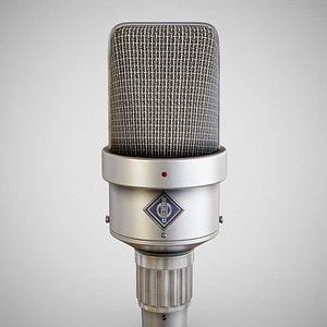 3D neumann m49 microphone model