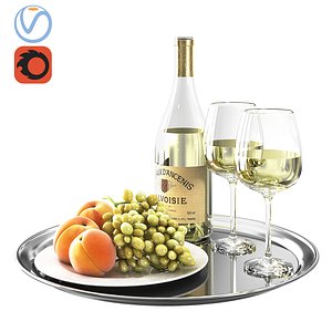 wine glass 3D