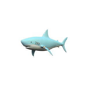 Stuffed shark - 3D model