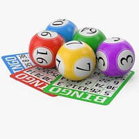 Bingo Balls And Cards