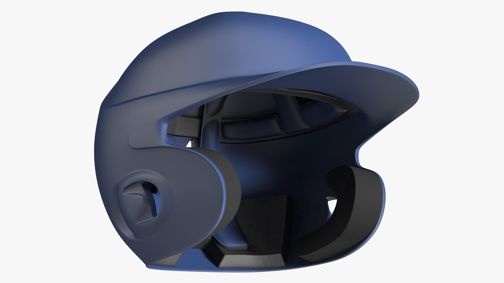 Baseball Batting Helmet 3D model preview