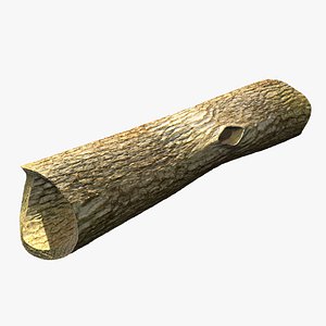 3d hollow dead trunk model
