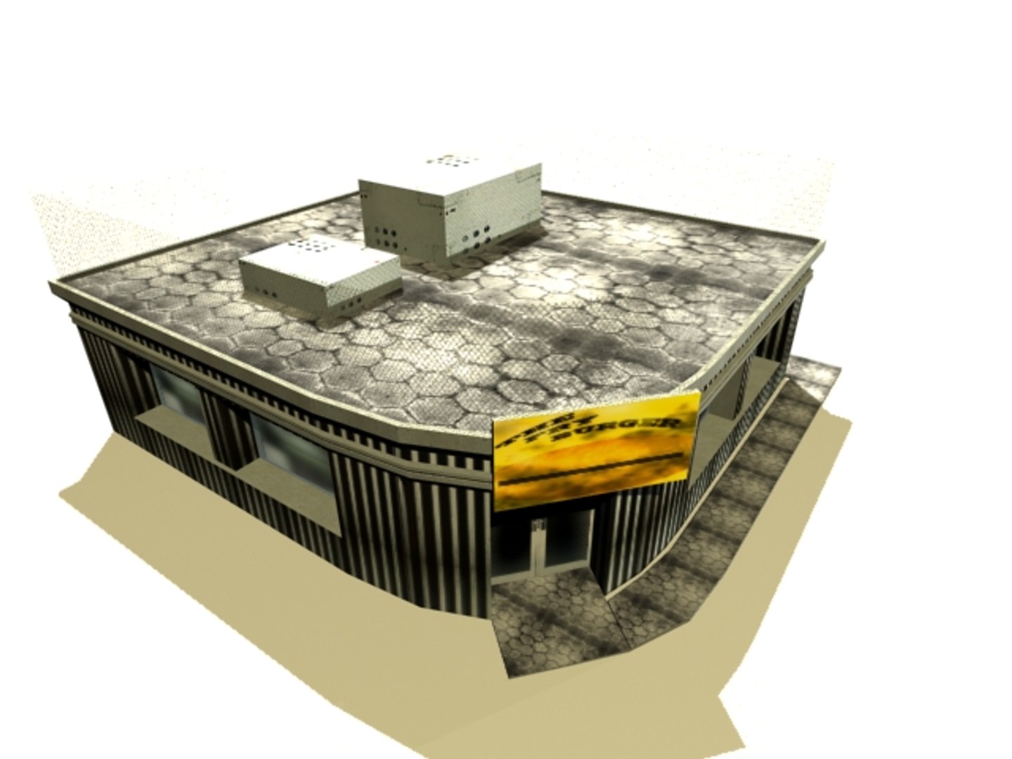 3d Meshes Buildings Modeled