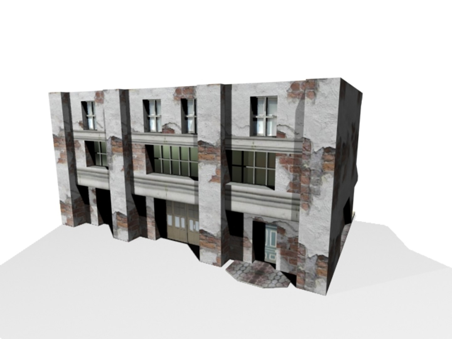 3d Meshes Buildings Modeled