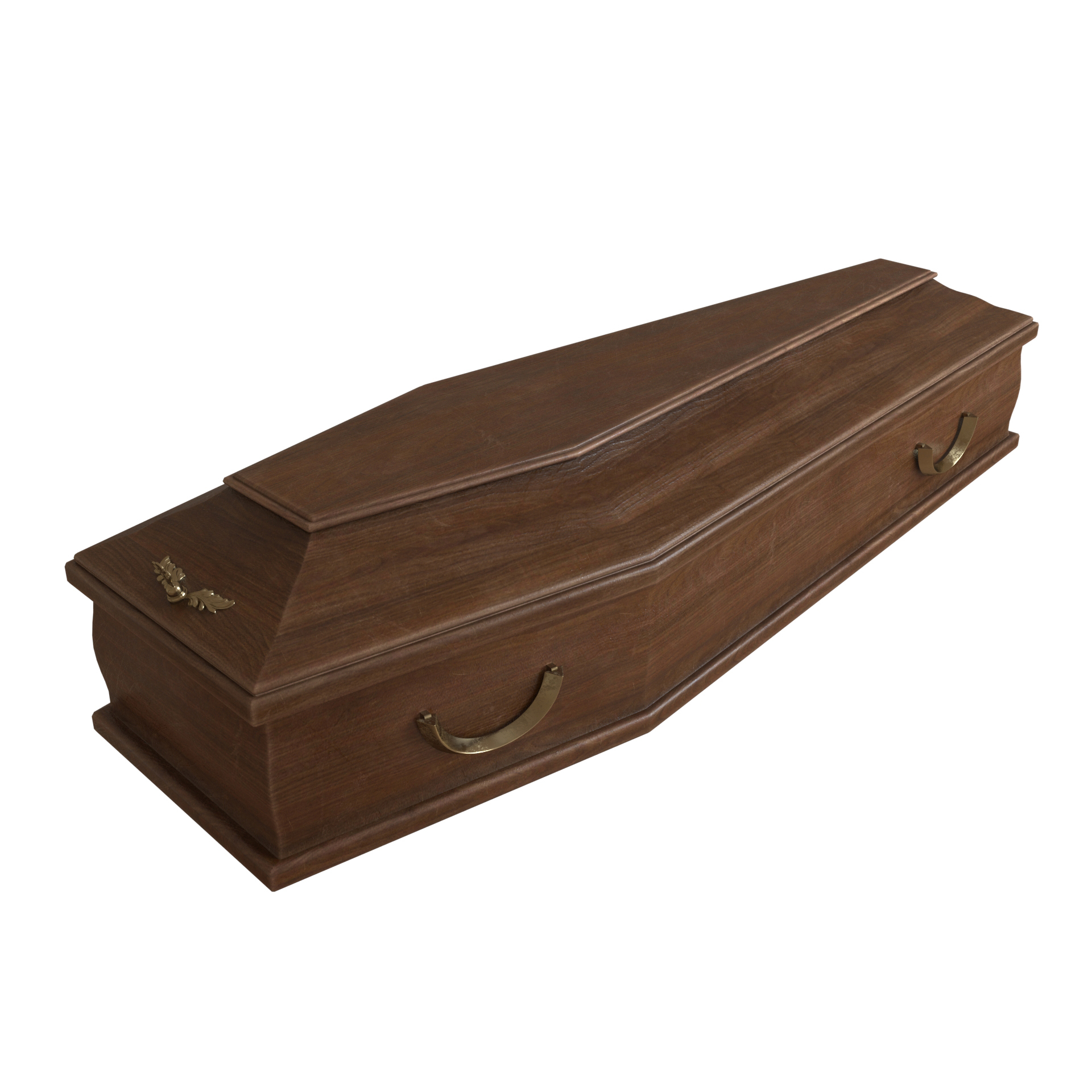 modelo 3d Ataúd de madera clásico - TurboSquid 1708332