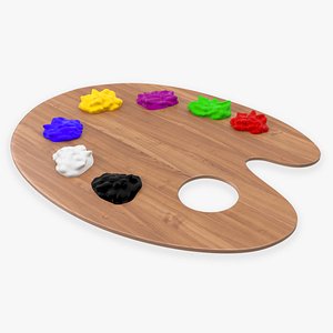 Artist Pallete model