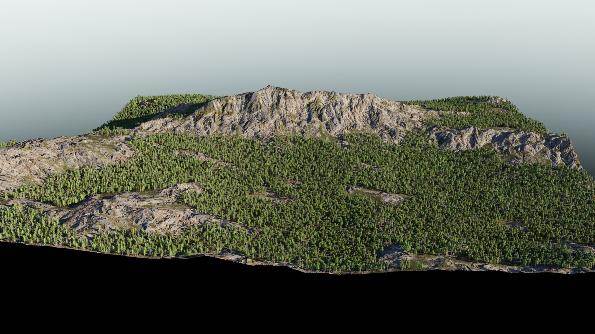 Back Ground Terrain 3D Model - TurboSquid 2129417