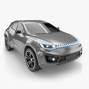 3D Generic electric SUV