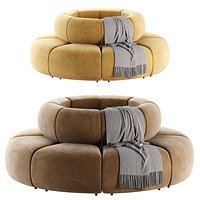Casa Padrino luxury sofa brown 2015