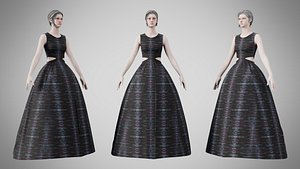 Dress 32 Electric Static Stripe