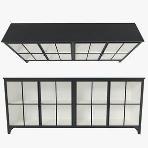 3D Camila Sideboard in Black model