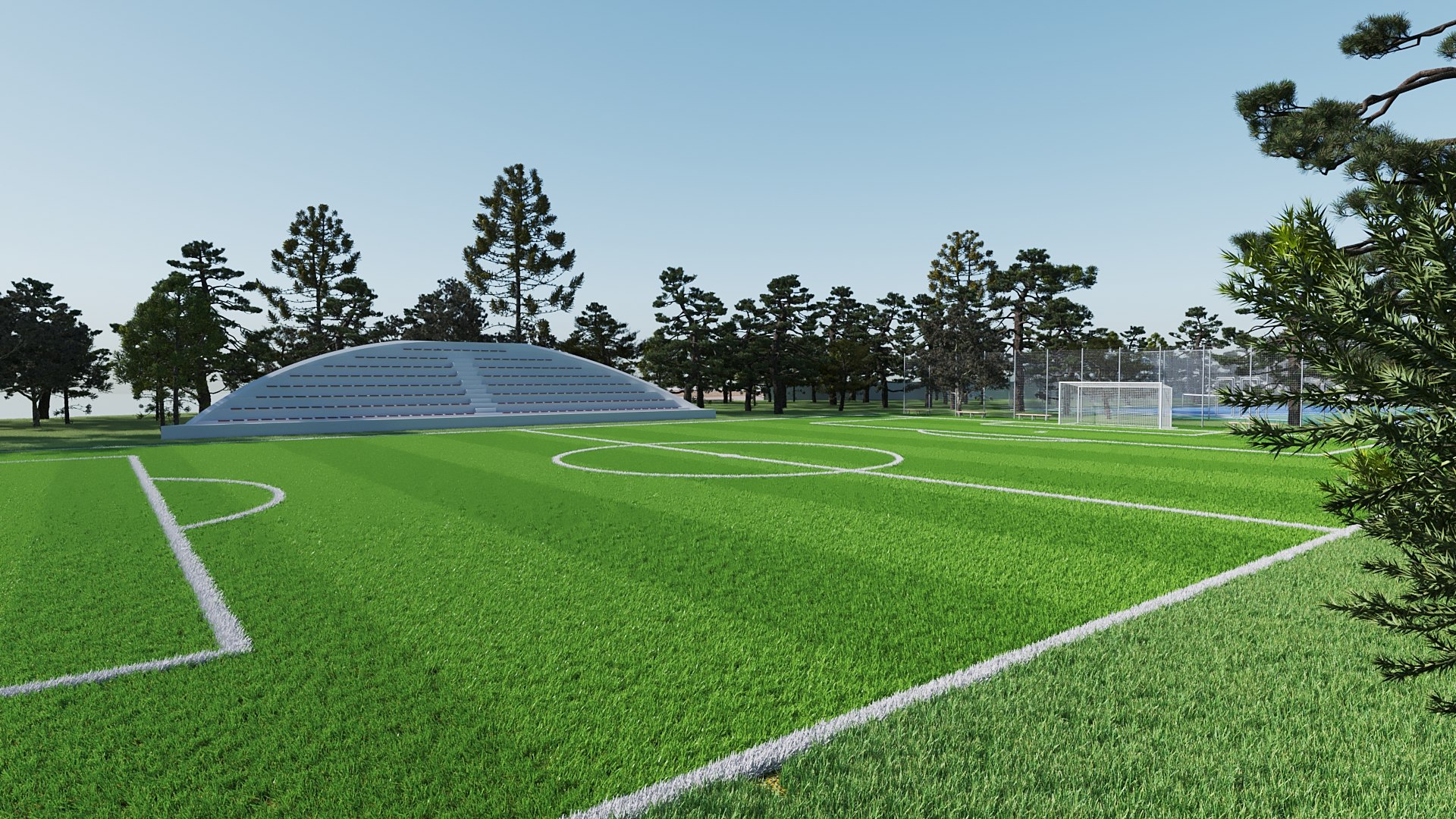 Complexe Sportive model - TurboSquid 2098714