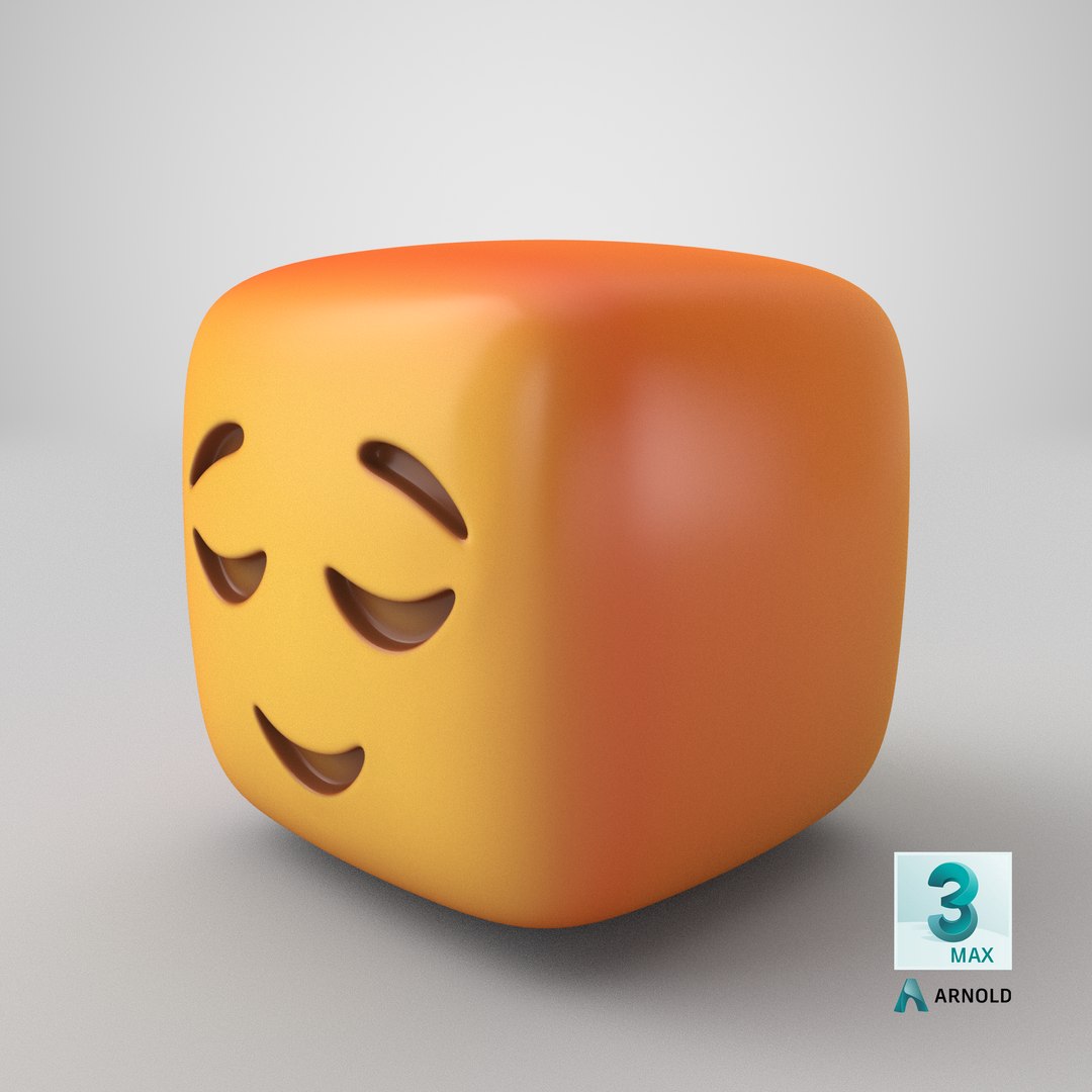 3D Model Smiley Face Emoji 27 - TurboSquid 2070265