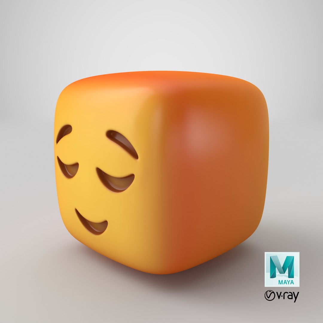 3D Model Smiley Face Emoji 27 - TurboSquid 2070265