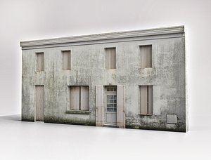 Old House - Building Realistic Asset Low-poly 3D model