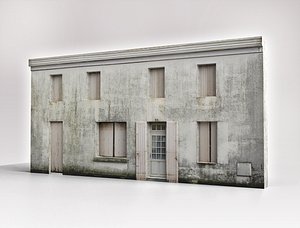 Old House - Building Realistic Asset Low-poly