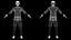 Animación de juego de personaje de niño en 3D listo para montar y gratis