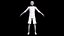 Animación de juego de personaje de niño en 3D listo para montar y gratis