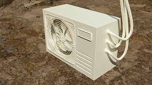 3D air conditioner model