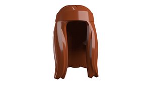 3D Minifigure Hair S2 - 018 model