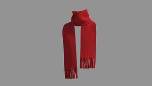 3D Scarf - High Neck Collar