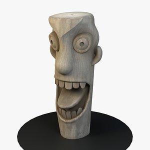 Totem pole 3D model