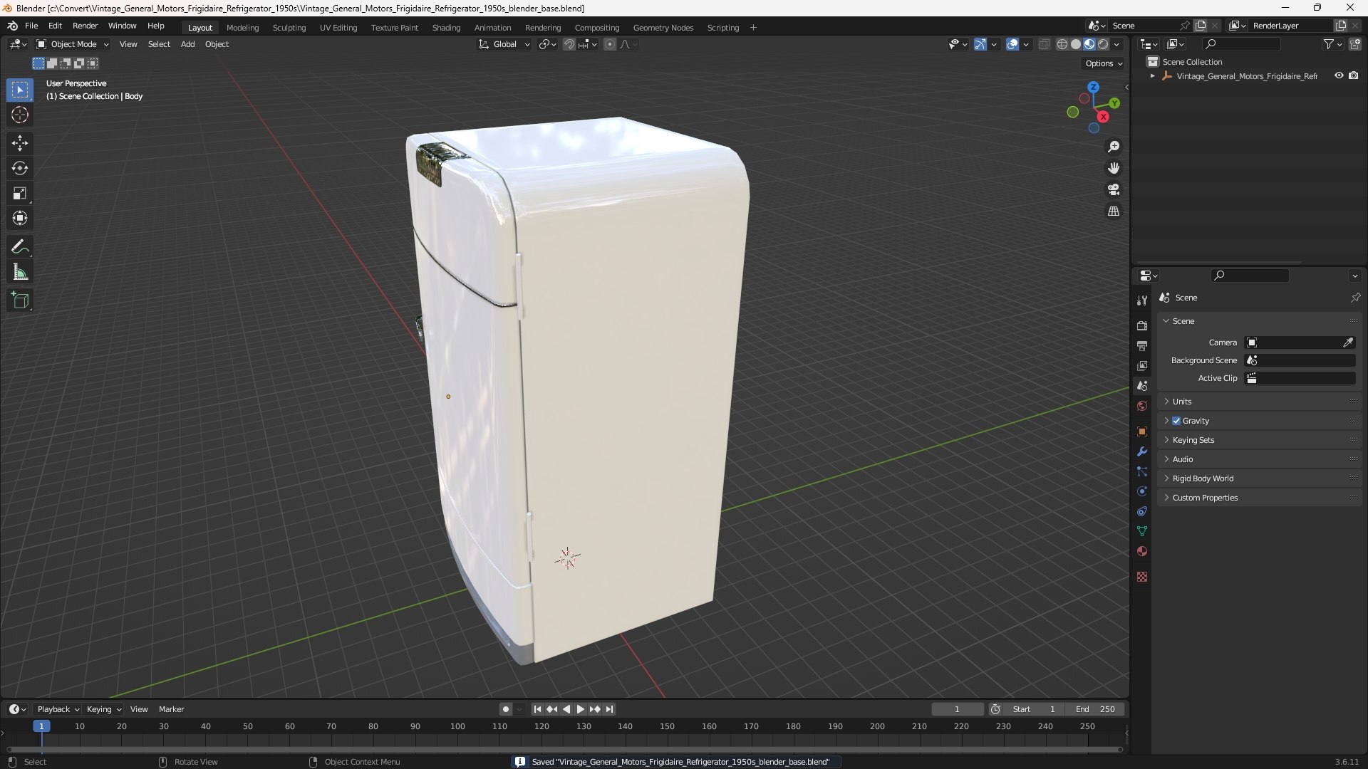3D Vintage General Motors Frigidaire Refrigerator 1950s model https://p.turbosquid.com/ts-thumb/b3/9MOuGr/AN/vintage_general_motors_frigidaire_refrigerator_1950s_1001/jpg/1759446515/1920x1080/fit_q87/dcd94cc134518fe689c881a63a06afd3d323acdf/vintage_general_motors_frigidaire_refrigerator_1950s_1001.jpg