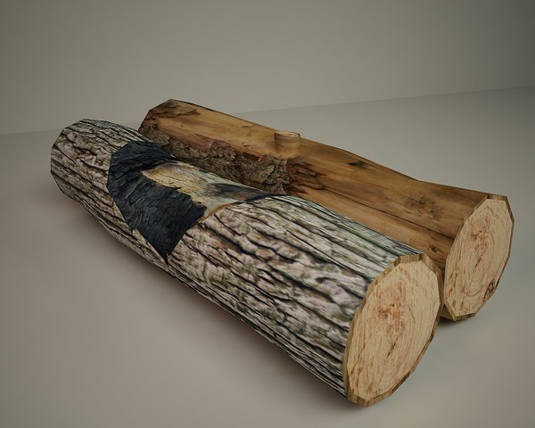 logs 3d model