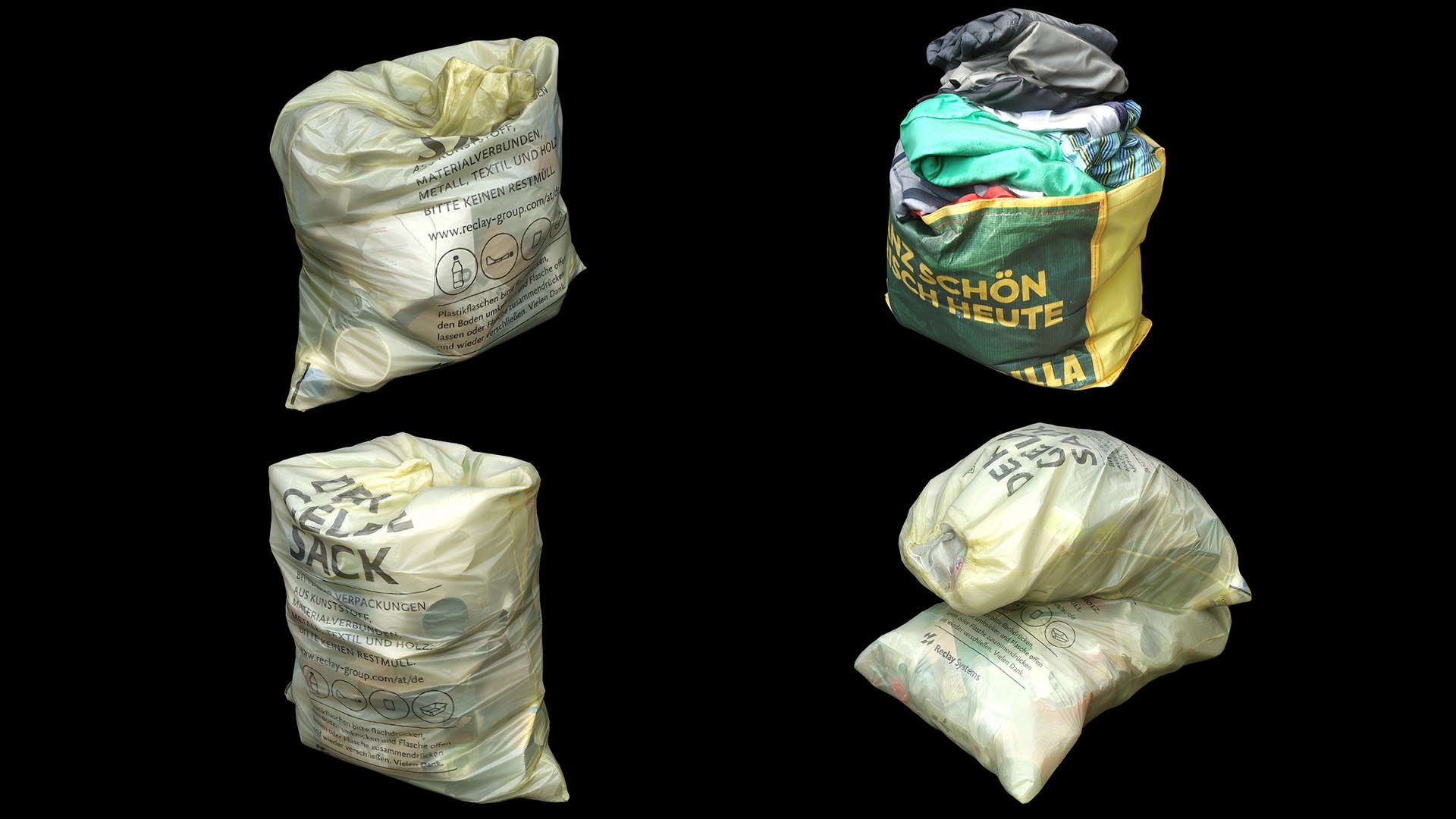 3D Garbage Bag Collection 09 https://p.turbosquid.com/ts-thumb/b3/BP0x7p/oE/collection09/jpg/1679330317/1920x1080/fit_q87/d4401e11d410995a3bddcbc04164b675385ec2c9/collection09.jpg